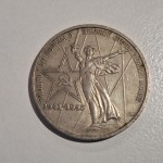 1975 USSR 1 Ruble Commemorative Coin – 30th Anniversary of WWII Victory Over Fascism The Motherland Calls
