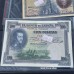 Banco de España Vintage Banknotes Set – 10 (1935), 25 (1928), 50 (1928), 100 (1925) Pesetas