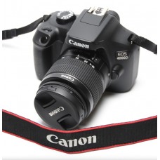 04241 Canon EOS 4000D EF-S Lens 18-55mm Used Digital Camera