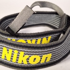 Classic Nikon Strap Yellow Gray
