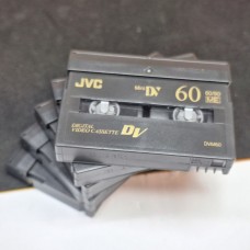 Lot of 6 Vintage JVC MiniDV Digital Video Cassettes (60 Min) – Model DVM60