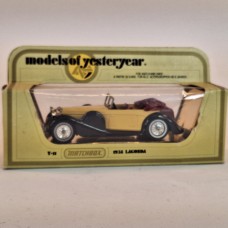 Matchbox Models of yesteryear Diecast Model Y-11 1938 Lagonda Car