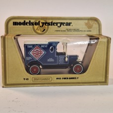 Matchbox Y-12 1912 Ford Model T The Best Potato Smith's Crisps