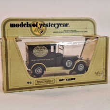 Matchbox Y-5 1927 Talbot Models of yesteryear Diecast Model Wright Layman & Umney LTD