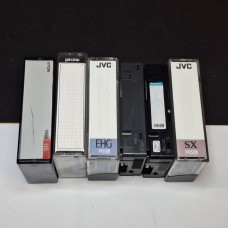 Mixed Lot of 6 Vintage VHS-C Camcorder Tapes – JVC, Panasonic, TDK, Maxell Mixed Lot of 6 Vintage VHS-C Camcorder Tapes – JVC, Panasonic, TDK, Maxell