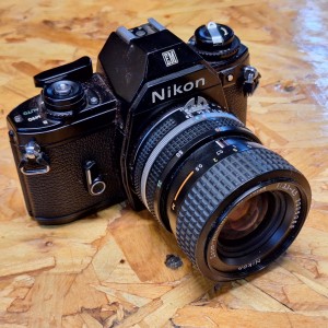 Nikon EM 35mm SLR Film Camera Body with Zoom-Nikkor 35-70mm f/3.3-4.5 Lens Kit - 4253