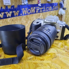 0252 Nikon F50 Lens Sigma DL 75-300mm 35mm SLR Fim Camera 