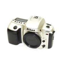 02641 SLR Nikon F50 Silver 35mm Film Camera