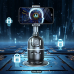 20511 P03 Facial Tracking Tripod - 360° Rotating with Anti-Shake Mount Smartphone Holder