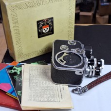 Paillard Bolex 8L 8mm Movie Camera with Double Lens – Vintage Swiss Cine Camera