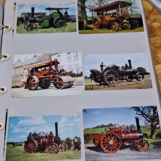 STEAM TRACTION SHOWMAN'S ENGINE VINTAGE CARD