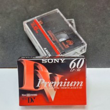 Sony Premium MiniDV Digital Videocassettes Lot – Includes 1 Brand New Sealed Tape & 2 Tapes with Hard Cases DVM60 Sony Premium MiniDV Digital Videocassettes Lot – Includes 1 Brand New Sealed Tape & 2 Tapes with Hard Cases DVM60