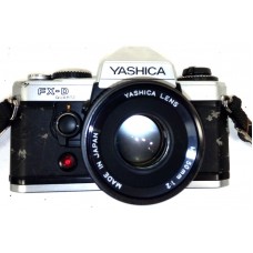 Yashica FX-D Quartz 35mm Film Camera 50mm f2 Lens