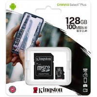 3232 Kingston 128GB  MicroSD Class 10 Speed 100MB/s