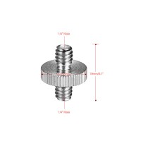 1019 1/4 Male to 1/4 Male Screw Adapter