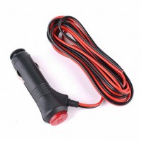 25532 12V Male Car Cigarette Lighter Socket Plug Connector 1.5m Wire Switch