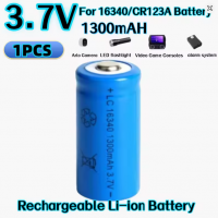 CR123A / 16340 3.7V 1300mAh Li-ion Rechargeable Battery - 41110