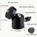1/4 Ball Head Screw Tripod Mount – 360° Rotating Mount Base Adapter -61211