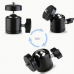 1/4 Ball Head Screw Tripod Mount – 360° Rotating Mount Base Adapter -61211