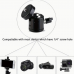 1/4 Ball Head Screw Tripod Mount – 360° Rotating Mount Base Adapter -61211