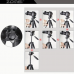 20713 ZOMEI 150cm Lightweight Tripod with Detachable Head & Phone Mount