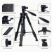 20713 ZOMEI 150cm Lightweight Tripod with Detachable Head & Phone Mount