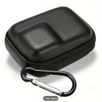 21442 Portable Mini Sport Action Camera Case for GoPro Hero 11 10 9 Black Half Wrapped Shell with Carabiner Clip