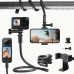 21511 1/4 Threaded Mobile Phone Camera Flexible Mount with GoPro Adapter