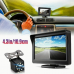 25632 Car Monitor Camera 4.3-inch Display HD Reversing Rearview Camera Car Reversing Kit