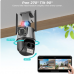 27333 8MP PTZ WiFi Camera with Dual Screen Color Night Vision Outdoor 4MP Security IP Camera