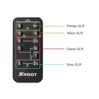 Wireless Infrared IR Remote for Nikon Sony Canon Olympus