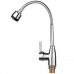 36544 360 Degree Rotatable Spout Single Handle Sink Faucet Pull Down Spray Mixer Tap