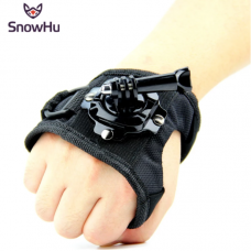 21312 360 Degree Swivel Glove Mount Wrist Strap for Gopro Hero 10 9 8 7 6 5 for Yi 4K SJCAM GP127L
