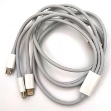 4752 3 in 1 2A Lighting Micro USB Type-C Charging Cable 1.2m