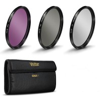 VIVITAR 52 MM Lens Filter Kit UV CPL FLD