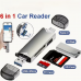 6-in-1 SD Card Reader – TF to USB / USB-C Memory Card Adapter for Android, Camera & PC - 32534