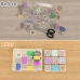 61pcs Transparent Plastic Storage Organizer Set – Large Box with 30 Small Boxes & Label Stickers - 0576