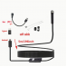 25441 Waterproof 7mm 6LED 5M USB Wire Inspection Camera