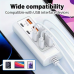8-Port USB Charging Hub (4× USB-A + 4× USB-C) 25W Fast Charging - 32541