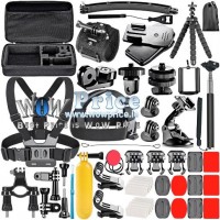 21344 50 in 1 Accessories Set Kit for Gopro Hero, Action Camera Accessories