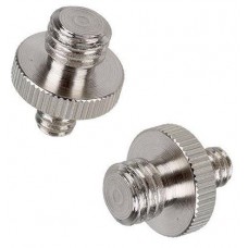1013 1/4 to 3/8 Double Male Threaded Screw Convert Adapter for Tripod