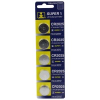 3344 CR2025 LITHIUM COIN BATTERIES