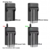 BP-911 BP-930 BP-915 BP-945 BP-930G BP-950G BP-970G BP-955 BP-975 Battery charger for Canon - 01211