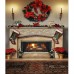 150 x 200 cm photographic background Christmas Fireplace