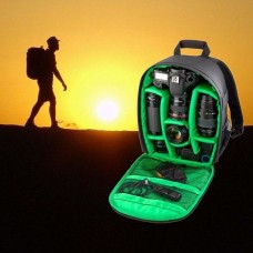23422 Waterproof Shockproof DSLR SLR Camera Backpack Green