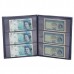 Banknote 60 Pockets Leather Album Paper Money Collection Note