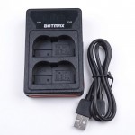EN-EL15 / EN-EL15A Batmax LED Display Smart USB Dual Charger for Nikon Batteries