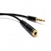 4734 3m PRO 4 Pole TRRS METAL 3.5mm Jack Headphone / Headset Extension Cable