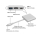 4856 Type-C to HDMI Adapter with 3 Port