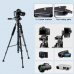 20713 Camera Tripod Phone Stand 55” 140CM With Quick Plates For DSLR SLR